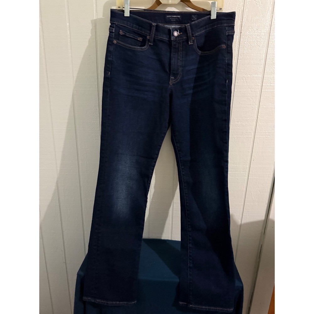 Lucky Brand Lolita Bootcut Jeans Dark Wash Indigo Denim Size 12/31 Regular